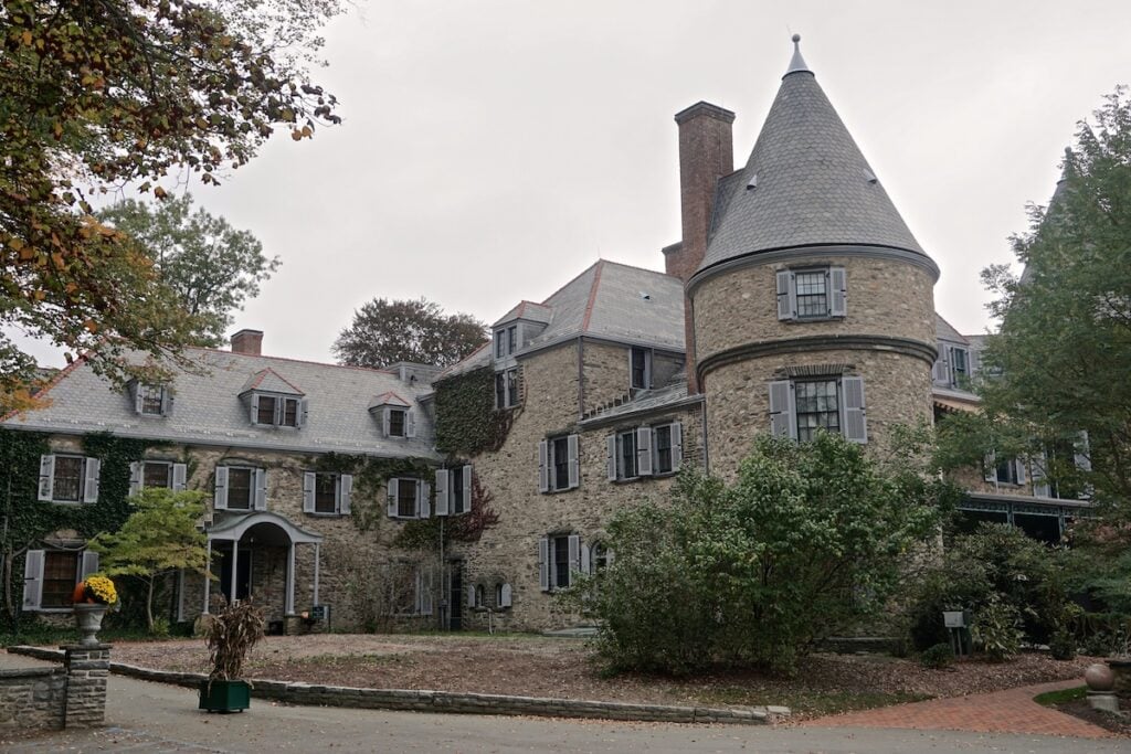 Milford, Pennsylvania, USA: Grey Towers (1886), the former home of Gifford Pinchot, the first Chief of the US Forestry Service and two-time Governor of Pennsylvania, is a National Historic site.