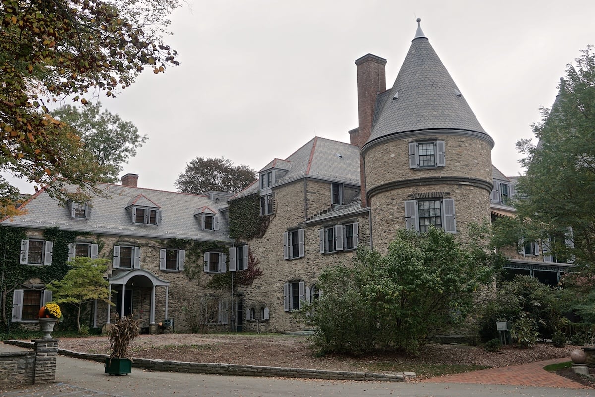Milford, Pennsylvania, USA: Grey Towers (1886), the former home of Gifford Pinchot, the first Chief of the US Forestry Service and two-time Governor of Pennsylvania, is a National Historic site.