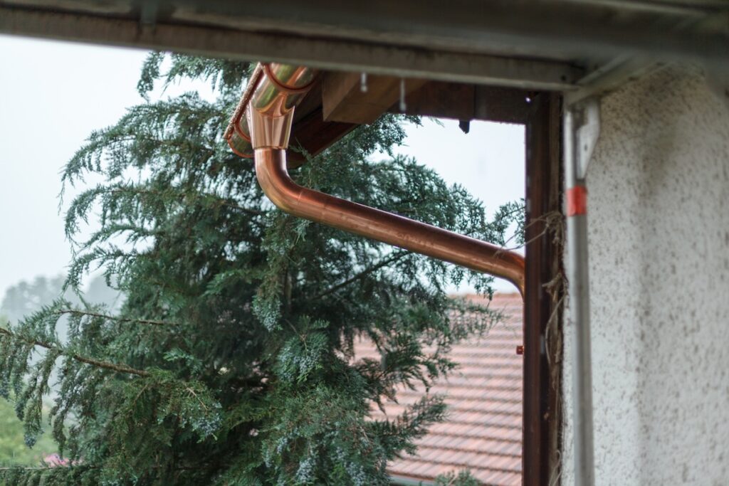 copper gutter