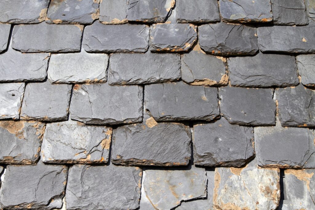 Aged Slate roof tiles